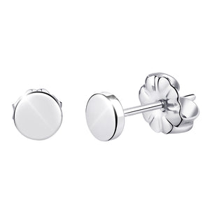 hypoallergenic titanium earrings tiny dot circle stud earrings VGACETI