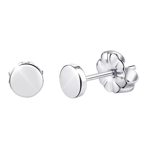 hypoallergenic titanium earrings tiny dot circle stud earrings VGACETI